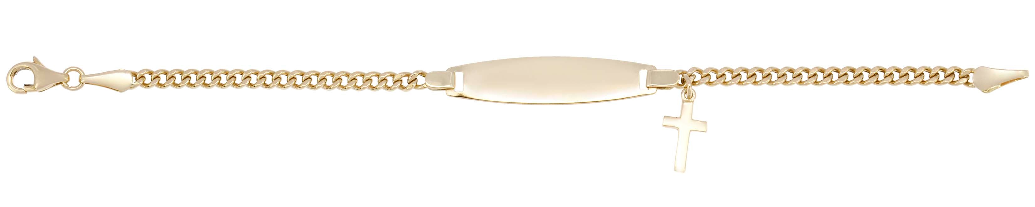 ID Armband 585/- GG gavierbar 14cm IDA-02-14