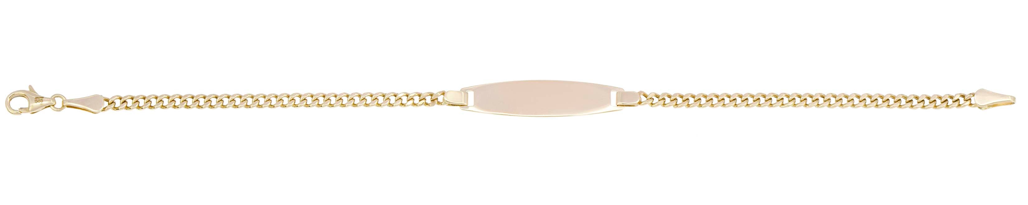 ID Armband 585/- GG gavierbar 18cm IDA-03-18