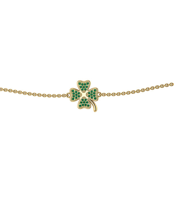 Clover Circ. green bracelet