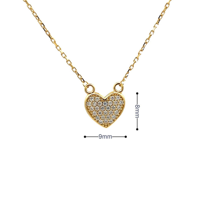 Herz Zirk. Halskette NJH-12