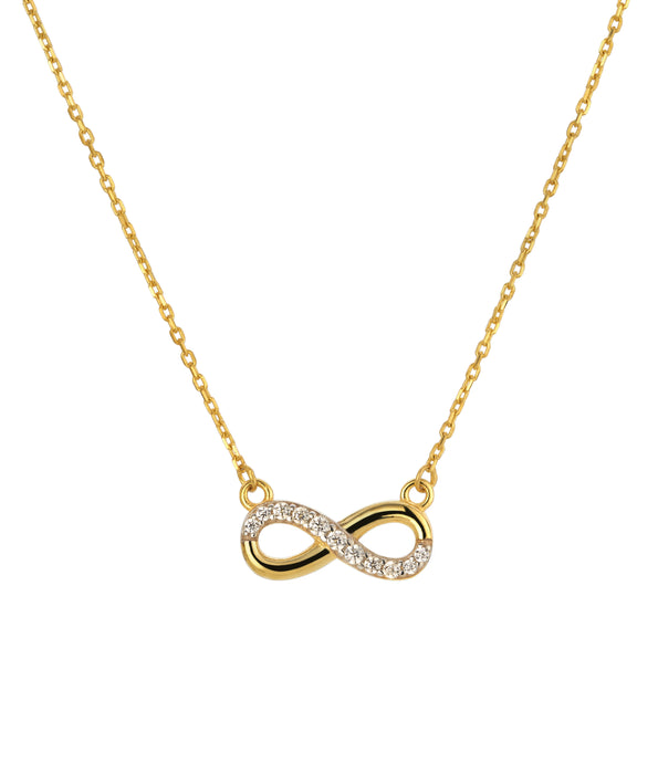 Unendlichkeit Zirk. Halskette