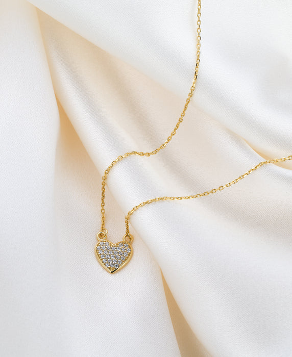 Herz Zirk. Halskette NJH-12