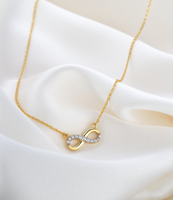 Unendlichkeit Zirk. Halskette