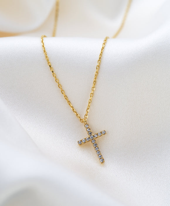 Kreuz Zirk. Halskette NJH-36