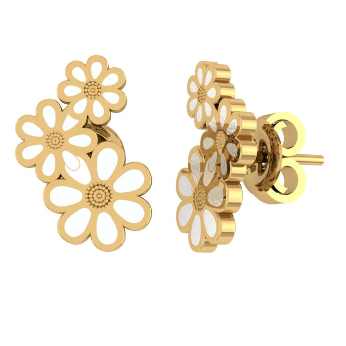 Blumen Ohrstecker NJO-1