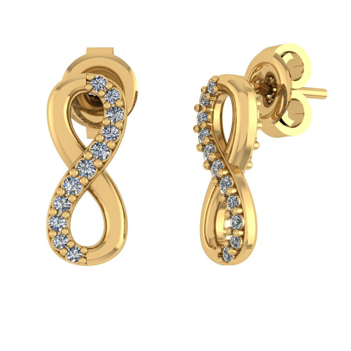 Unendlichkeit Zirk. Ohrstecker