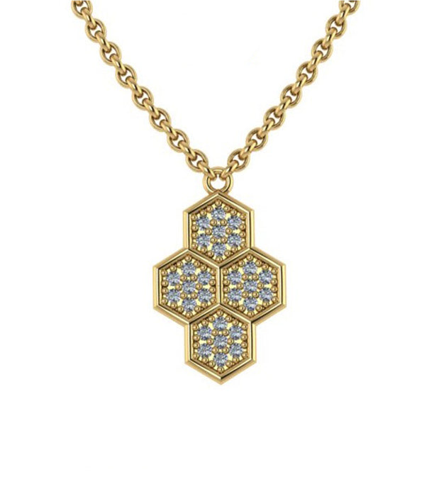 Waben Zirk. Halskette